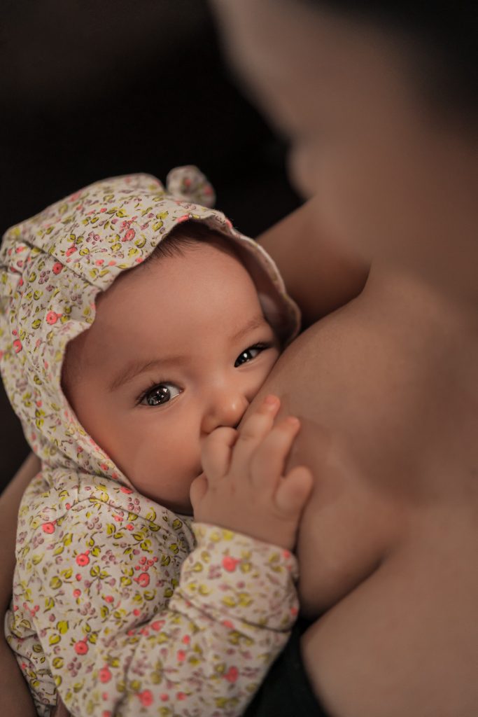 Woman breastfeeding baby - Lamaze